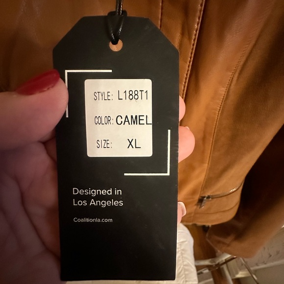 Coalition LA Vegan Leather and Suede Jacket - Picture 6 of 8